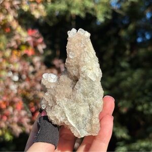 Cubic Fluorite Specimen with UV Reactive Calcite Crystals